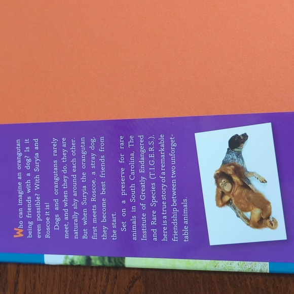 3/$20🌟 Suryia & Roscoe: The True Story of an Unlikely Friendship Hardcover Book - Picture 3 of 9